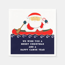 クリスマスおもしろいパーティー スタンダードカクテルナプキン