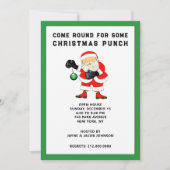 クリスマスおもしろいパーティー 招待状 (正面)