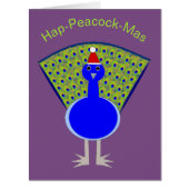 クリスマスおもしろいピーコック (正面)