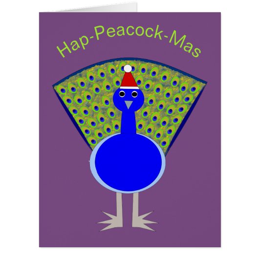 クリスマスおもしろいピーコック (正面)