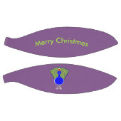 クリスマスおもしろいピーコック バスケットボール (パネル)