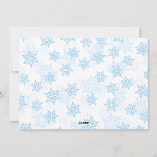 クリスマスおもしろいフォトサンタトナカイパーソナライズされた シーズンカード (裏面)