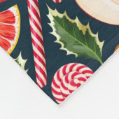 クリスマスおもしろいフリースブランケット フリースブランケット (角)