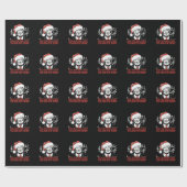 クリスマスおもしろいプレジデントトランプ・パジャマ醜いクリスマス ラッピングペーパー (フラット)