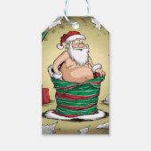 クリスマスおもしろいプレゼントのタグさん ギフトタグ (正面)