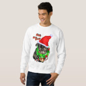 クリスマスおもしろいプレゼント スウェットシャツ (正面フル)