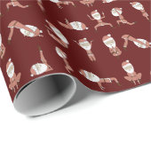 クリスマスおもしろいプレゼント ラッピングペーパー (ロールコーナー)