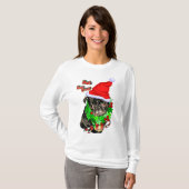クリスマスおもしろいプレゼント Tシャツ (正面フル)