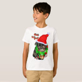 クリスマスおもしろいプレゼント Tシャツ (正面フル)