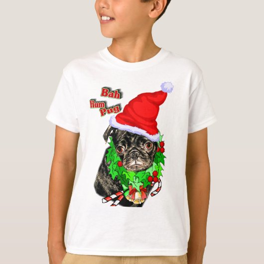 クリスマスおもしろいプレゼント Tシャツ (正面)