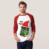 クリスマスおもしろいプレゼント Tシャツ (正面フル)