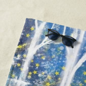 クリスマスおもしろいペンギンビーチタオル ビーチタオル (インサイチュ)