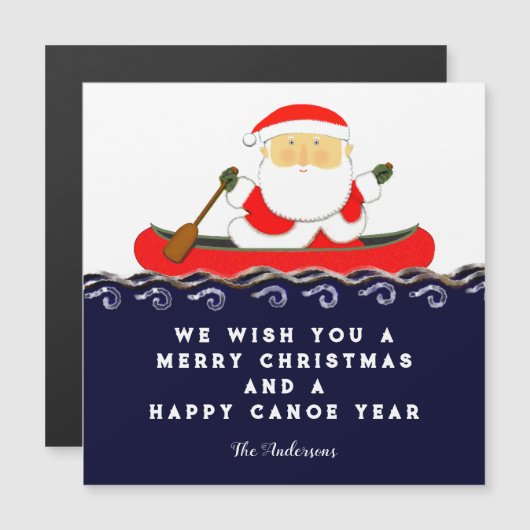 クリスマスおもしろいホリデーカード (正面/裏面)