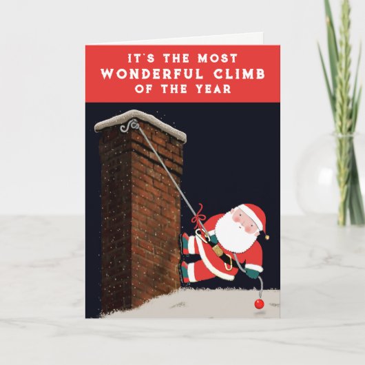 クリスマスおもしろいホリデーカード シーズンカード (正面)