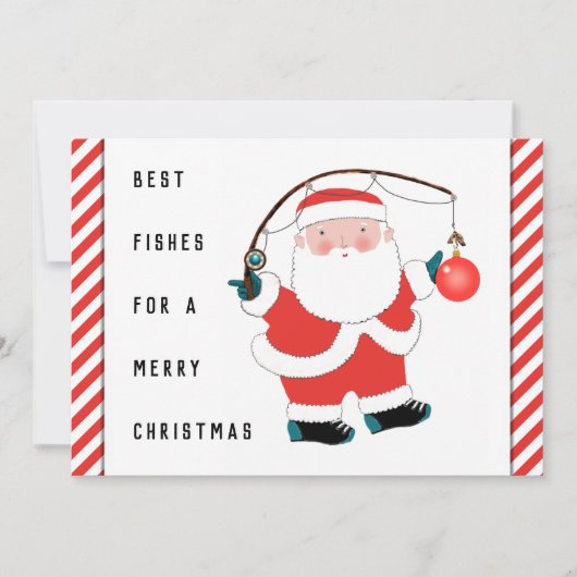 クリスマスおもしろいホリデーカード シーズンカード (正面)