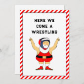 クリスマスおもしろいホリデーカード シーズンカード (正面/裏面)