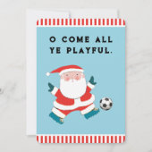 クリスマスおもしろいホリデーカード シーズンカード (正面)