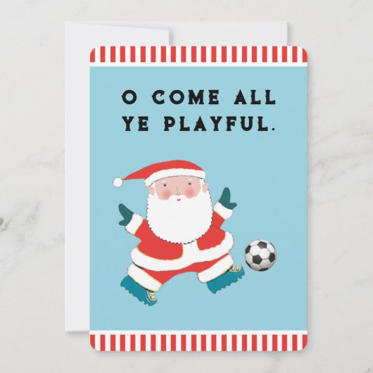 クリスマスおもしろいホリデーカード シーズンカード (正面)