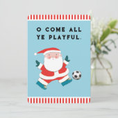 クリスマスおもしろいホリデーカード シーズンカード (スタンド正面)