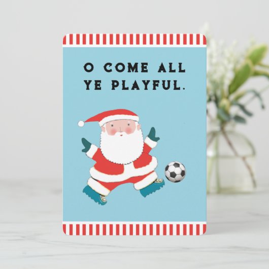 クリスマスおもしろいホリデーカード シーズンカード (スタンド正面)