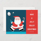 クリスマスおもしろいホリデーカード シーズンポストカード (正面/裏面)