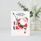 クリスマスおもしろいホリデーカード シーズンポストカード (スタンド正面)