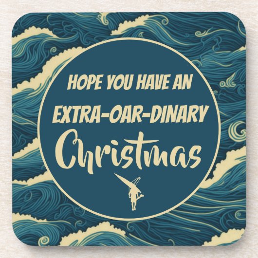 クリスマスおもしろいボート コースター (正面)