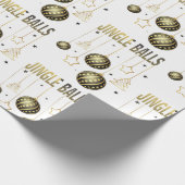 クリスマスおもしろいボール ラッピングペーパー (角)