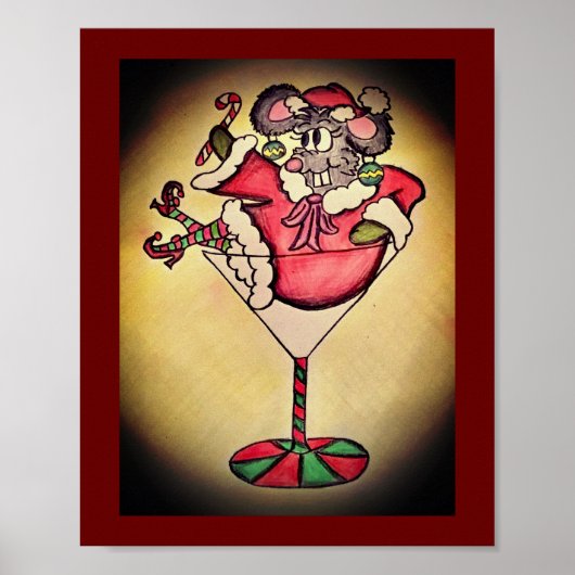 クリスマスおもしろいポスター ポスター (正面)