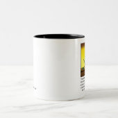 クリスマスおもしろいマグ・サンタの弁護士 ツートーンマグカップ (中央)