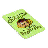 クリスマスおもしろいマンガのフルーツケーキ マグネット (右側)