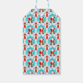 クリスマスおもしろいミセスクロースビートサンタ魚釣り ギフトタグ (裏面)