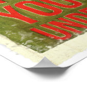 クリスマスおもしろいメッセージポスター! ポスター (角)