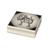 クリスマスおもしろいヤギのスタンプ ラバースタンプ (スタンプ)