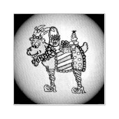 クリスマスおもしろいヤギのスタンプ ラバースタンプ (インプリント)