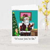 クリスマスおもしろいユーモアあいさつカード カード (黄色い花)