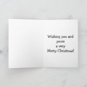 クリスマスおもしろいユーモアあいさつカード シーズンカード (内部)