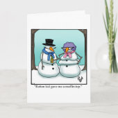 クリスマスおもしろいユーモアあいさつカード シーズンカード (正面)