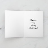 クリスマスおもしろいユーモアあいさつカード シーズンカード (内部)