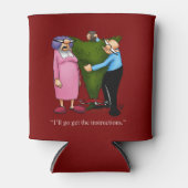 クリスマスおもしろいユーモアクーラーボックス 缶クーラー (正面)