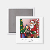 クリスマスおもしろいユーモア磁石 マグネット (正面/裏面)