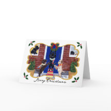 クリスマスおもしろいラブラドール