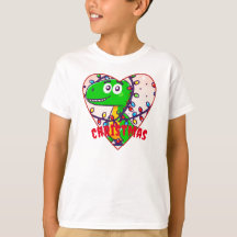 クリスマスおもしろいラ包まれたイトの漫画の恐竜