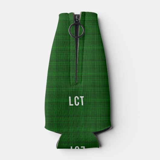 クリスマスおもしろいレトロ飲みユーモアの男がライトアップ ボトルクーラー (裏面)