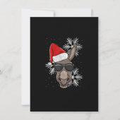 クリスマスおもしろいロバ愛好家 招待状 (正面)