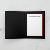 クリスマスおもしろいワイン好きの気持ち シーズンカード (内部)