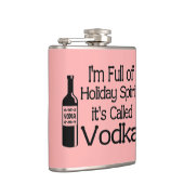 クリスマスおもしろい休暇のウォッカ・スピリットに満ちた フラスク (右)