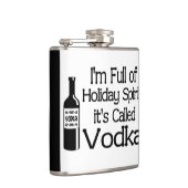 クリスマスおもしろい休暇のウォッカ・スピリットに満ちた フラスク (右)