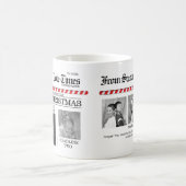 クリスマスおもしろい北極タイムズお洒落かわいい コーヒーマグカップ (中央)