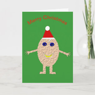 クリスマスおもしろい卵カード シーズンカード